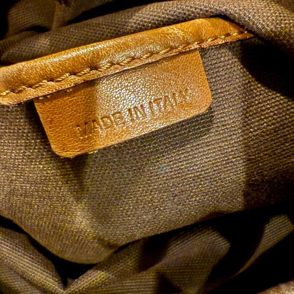 Burberry Tan and Brown Shoulder Bag with Iconic Check Pattern - Picture 11 of 16